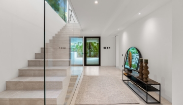 Resa Estates luxury vila Can Furnet modern Villa moderna entrance and stairs.jpg